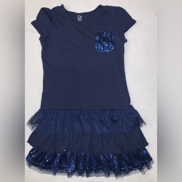 Robe Fille Est 1989 Place - Taille XL / 14, Multicolore, Coupe A-Line Genoux - Occasion Très Bon état